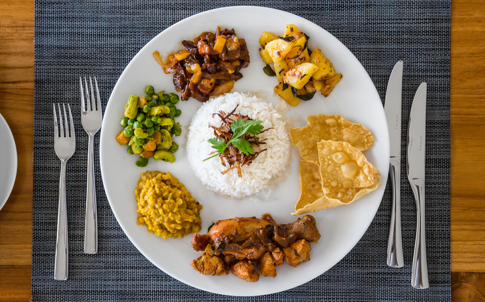 A Sri Lankan lunch by the chef